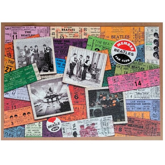 The BEATLES TICKETS by Ravensburger JIGSAW PUZZLE 1000 pieces - Picture 2 of 8